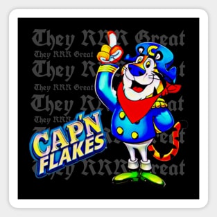 Cap'n Flakes Magnet